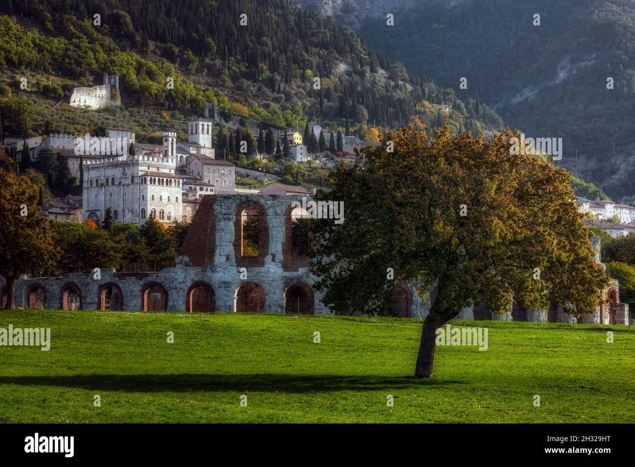 Gubbio, Perugia, Umbrien, Italien Stockfoto