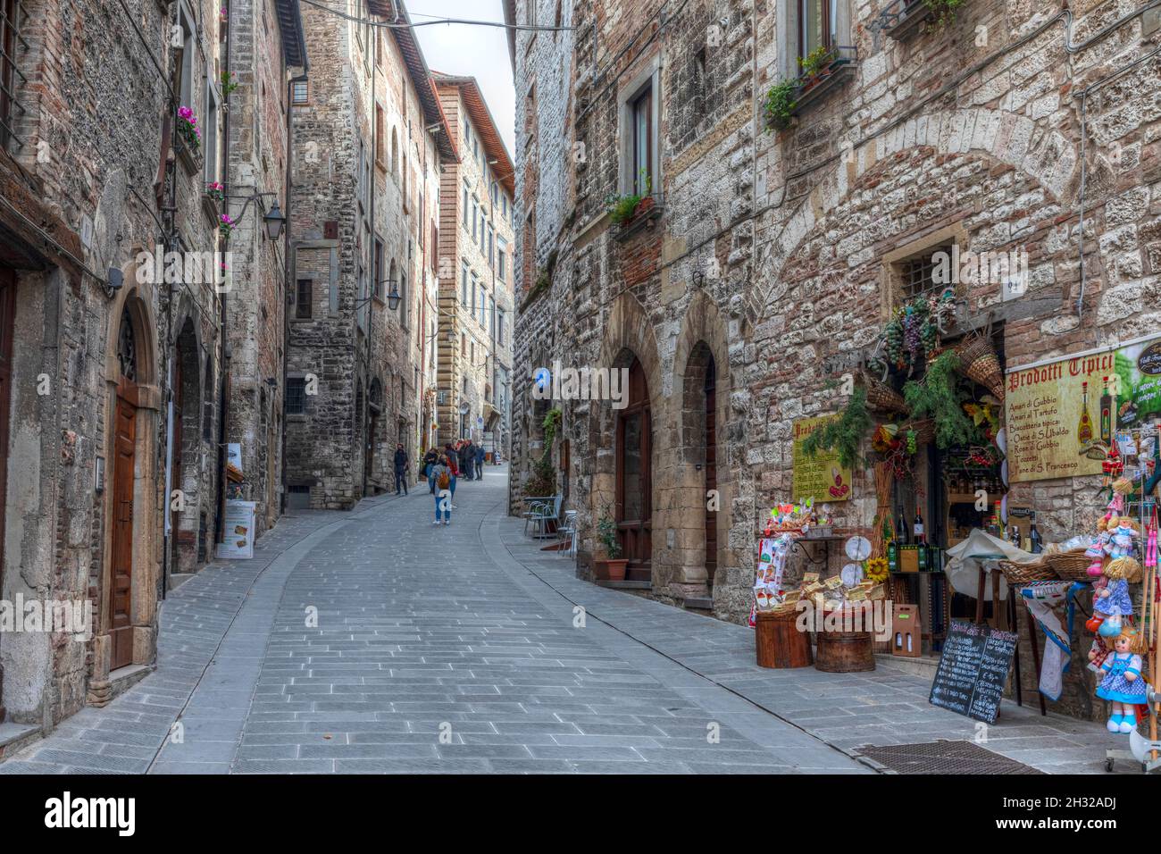 Gubbio, Perugia, Umbrien, Italien Stockfoto