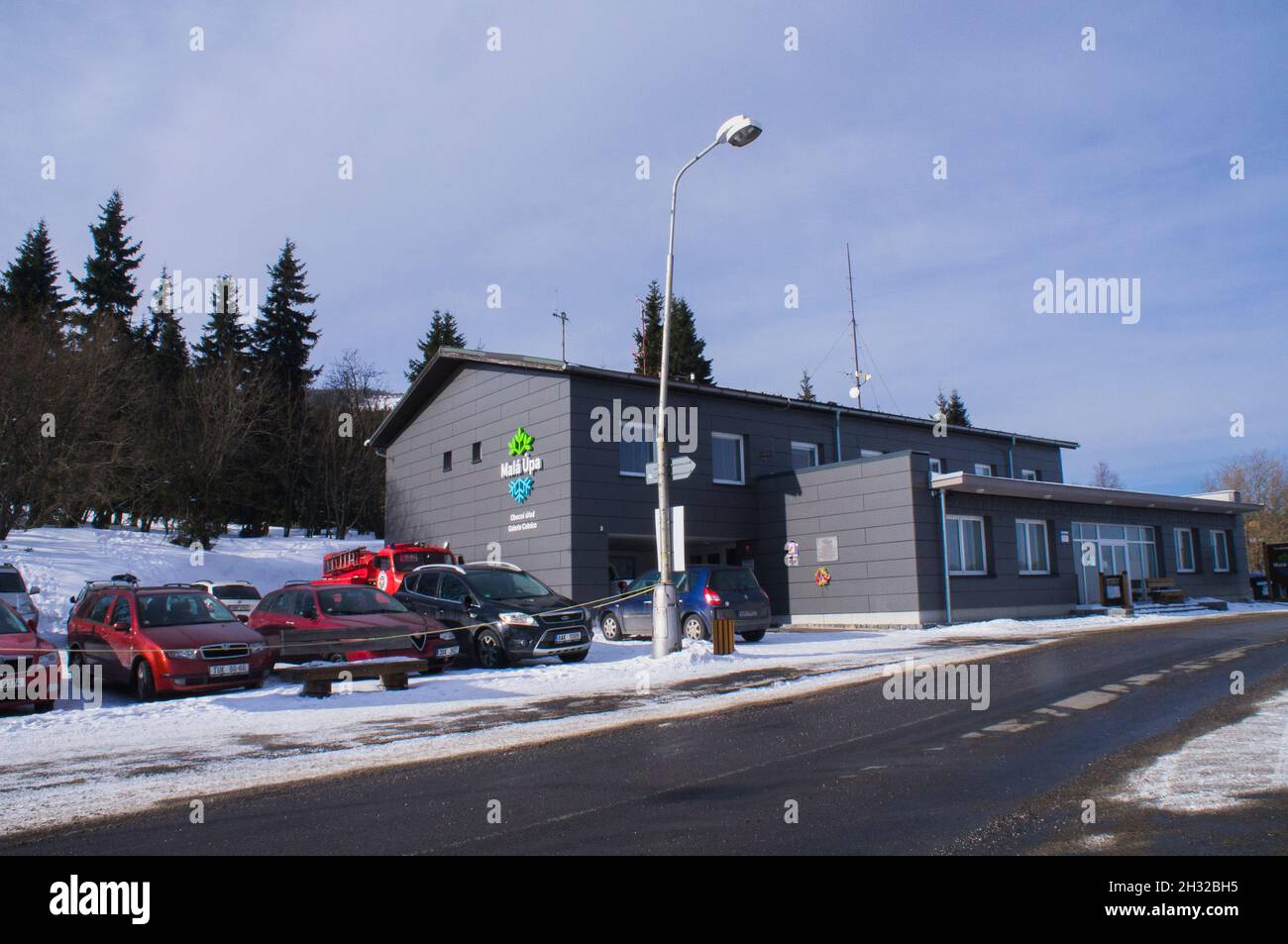 Die Stadtverwaltung Mala Upa, Region Hradec Kralove, Tschechische Republik, am 3. März 2018. (CTK Photo/Libor Sojka) Stockfoto