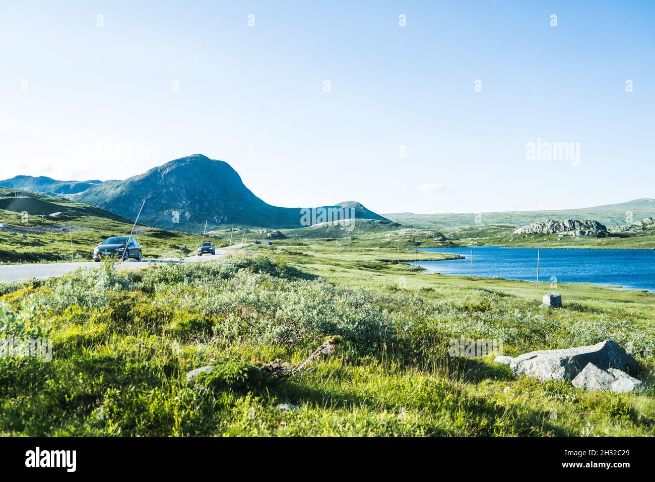 In der Nähe von Beitostølen im norwegischen Nationalpark Jotunheimen Stockfoto