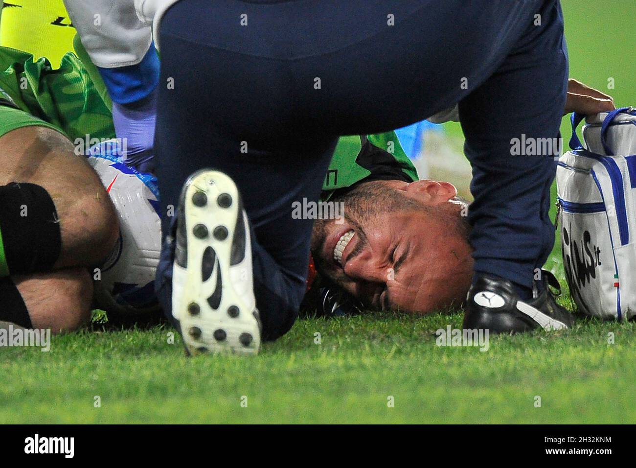 Rom, Italien, 24/10/2021, David Ospina Spieler von Neapel, während des Spiels der italienischen Serie A Meisterschaft zwischen Roma gegen Neapel Endergebnis 0-0, Spiel im Olympiastadion in Roma gespielt. Quelle: Vincenzo Izzo/Alamy Live News Stockfoto