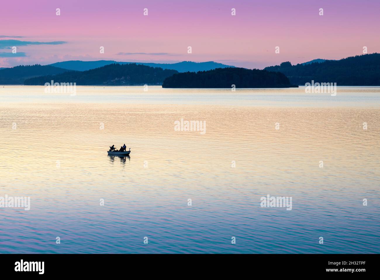 Lipno, Šumava, Jižní Čechy / Lipno-See, Südböhmen, Tschechien Stockfoto