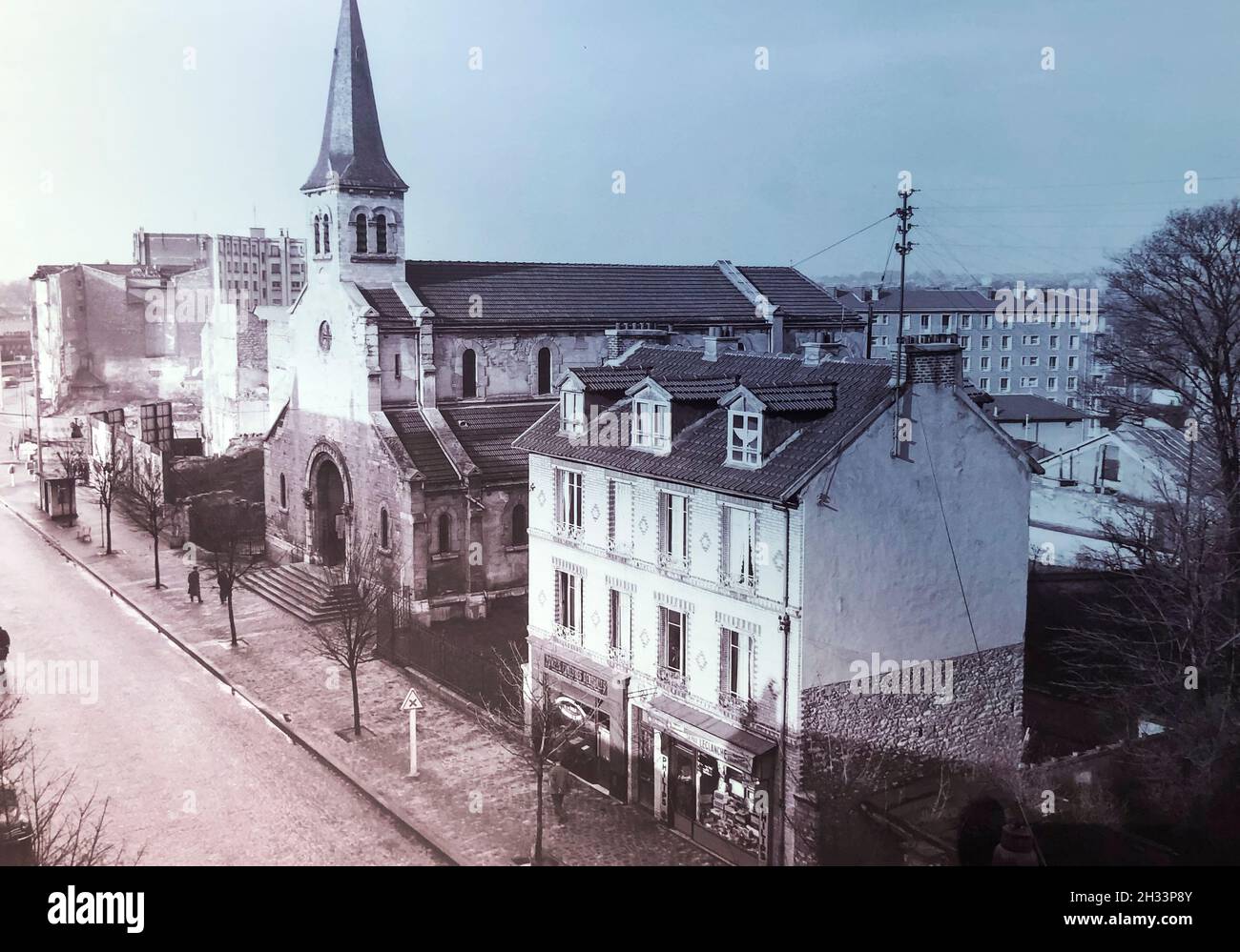 Joinville le Pont, Französische Vintage Fotos, Ave. De Paris, Pariser