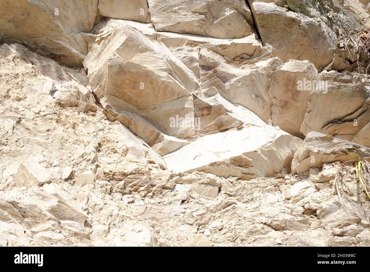 Steinhintergründe. Naturwand. Stein. Stockfoto