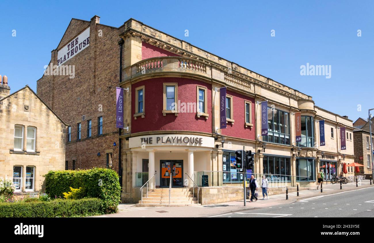 The Alnwick Playhouse Theatre Bondgate Without Alnwick Northumberland Northumbria England GB Europa Stockfoto
