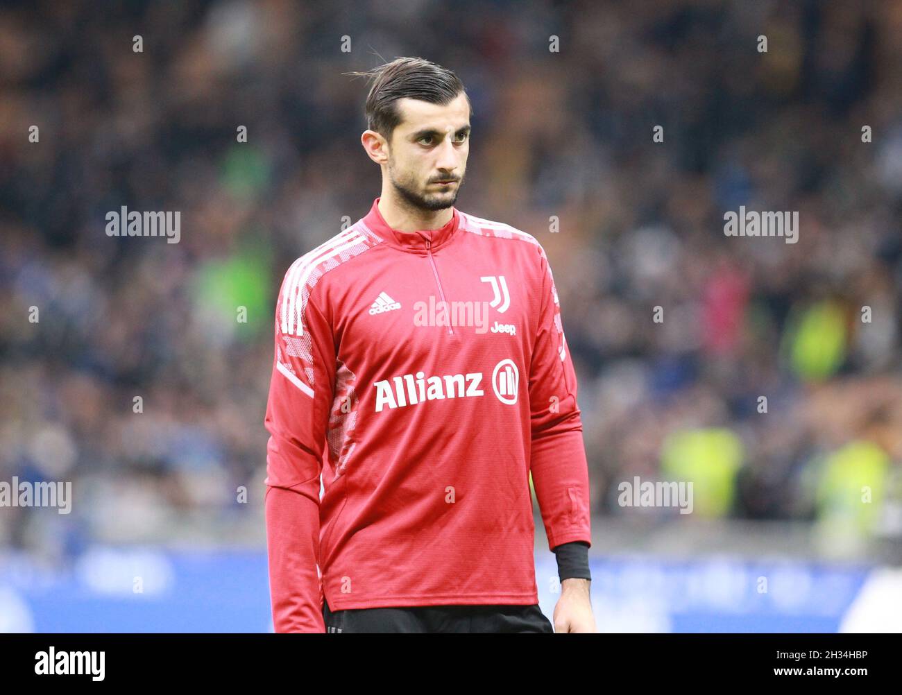 MAILAND ITALIEN- Oktober 24 Stadio G Meazza Mattia Perin juventus FC vor der Serie Ein Spiel zwischen FC Inter und FC Juventus im Stadio G. Meazza am 24. Oktober 2021 in Mailand, Italien. Stockfoto