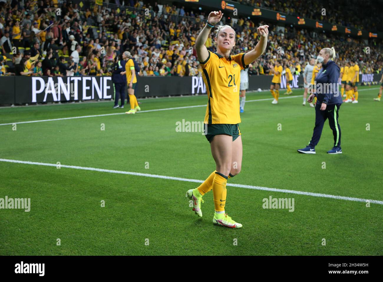 Matildas gegen Brasilien Stockfoto