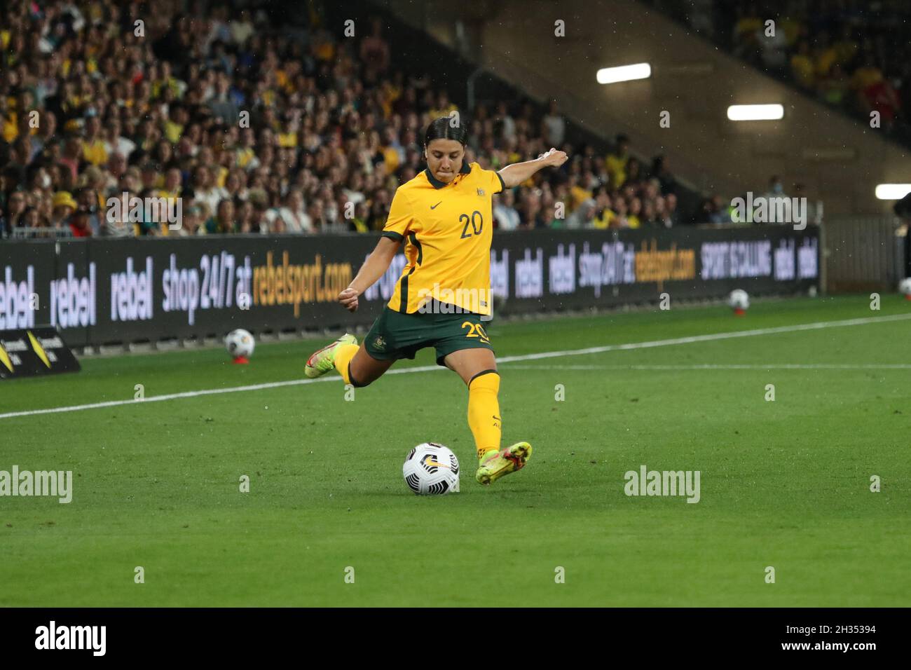 Matildas gegen Brasilien Stockfoto