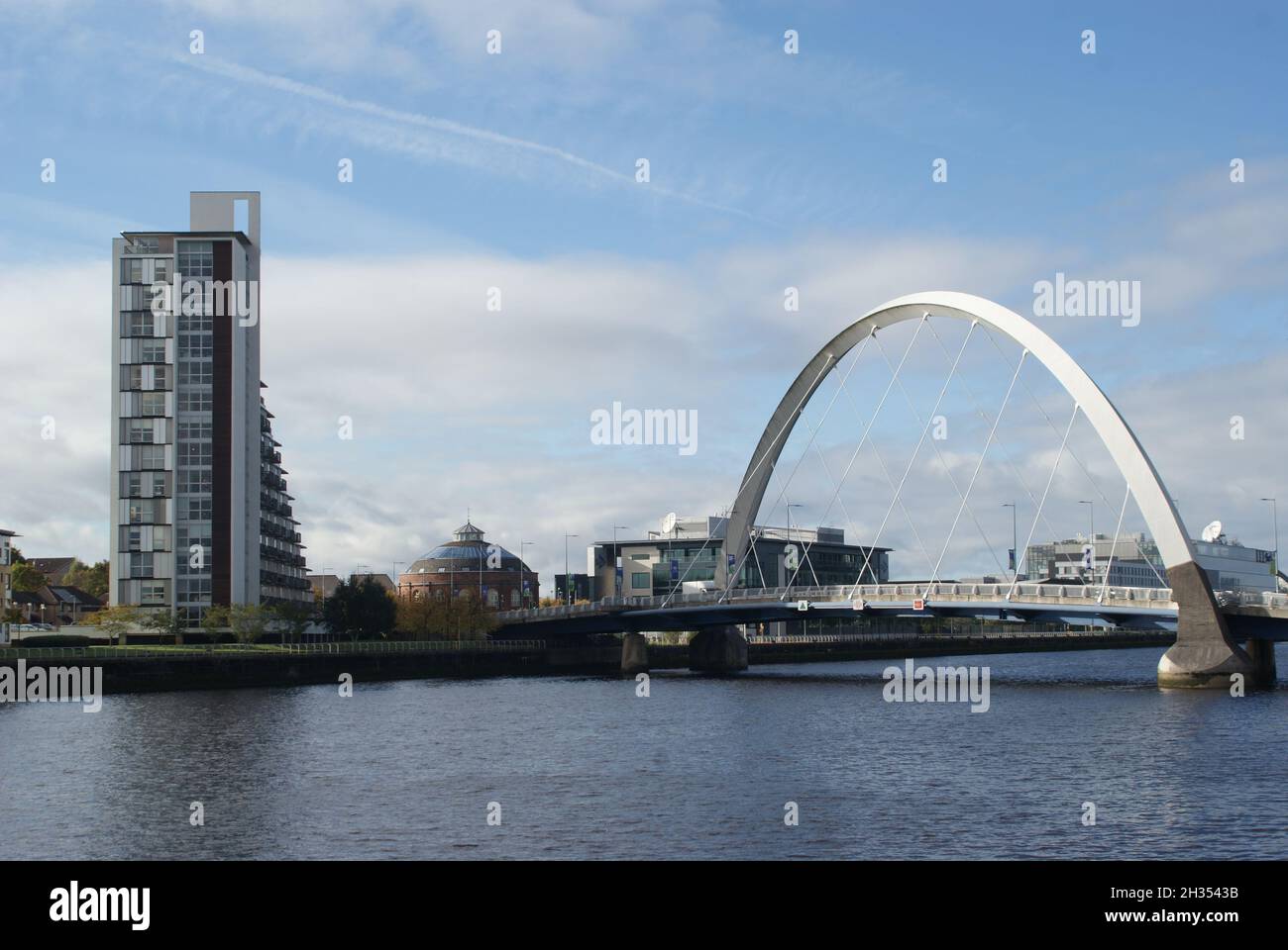 COP26 Glasgow Climate Change Conference - Squinty Bridge Stockfoto