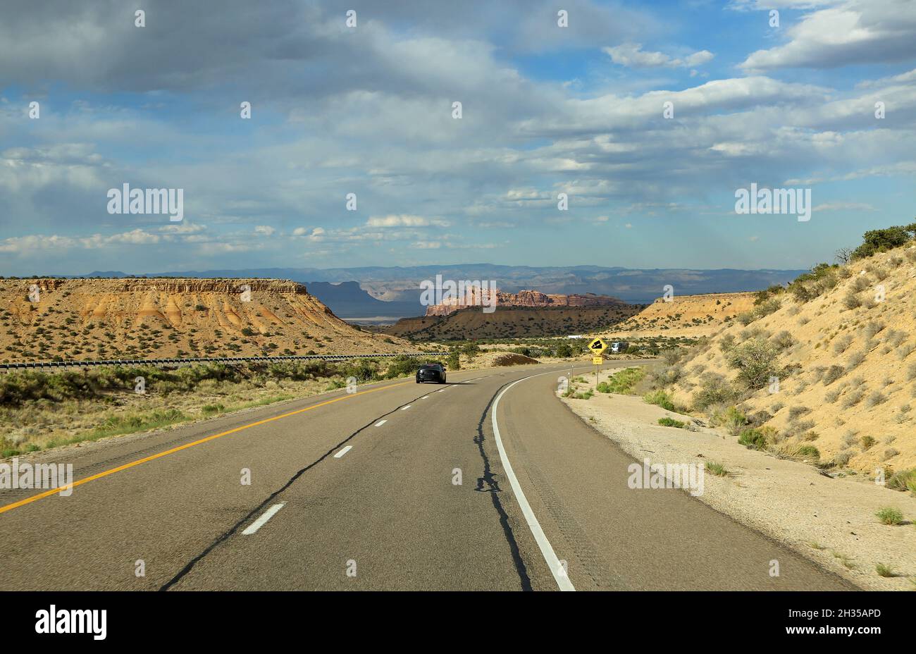 Auf dem Weg nach San Rafael Swell, Utah Stockfoto