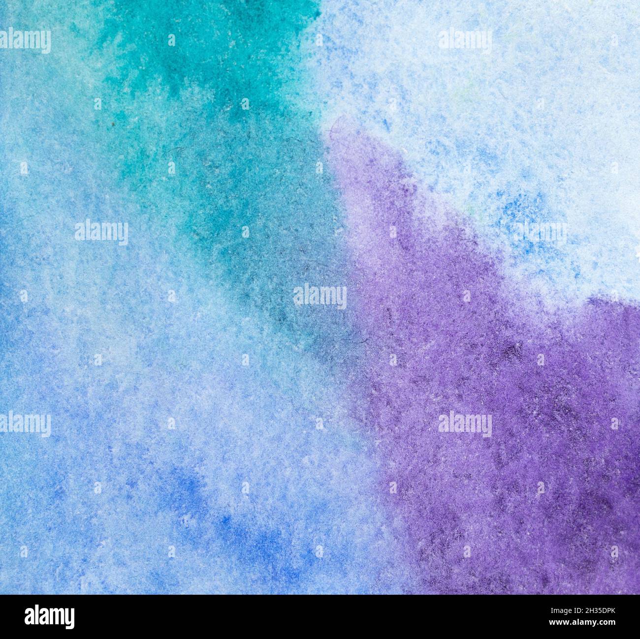 Blau lila grün helle Farben abstrakt Aquarell Hintergrund. Gradient-Texturbild für Designer Stockfoto