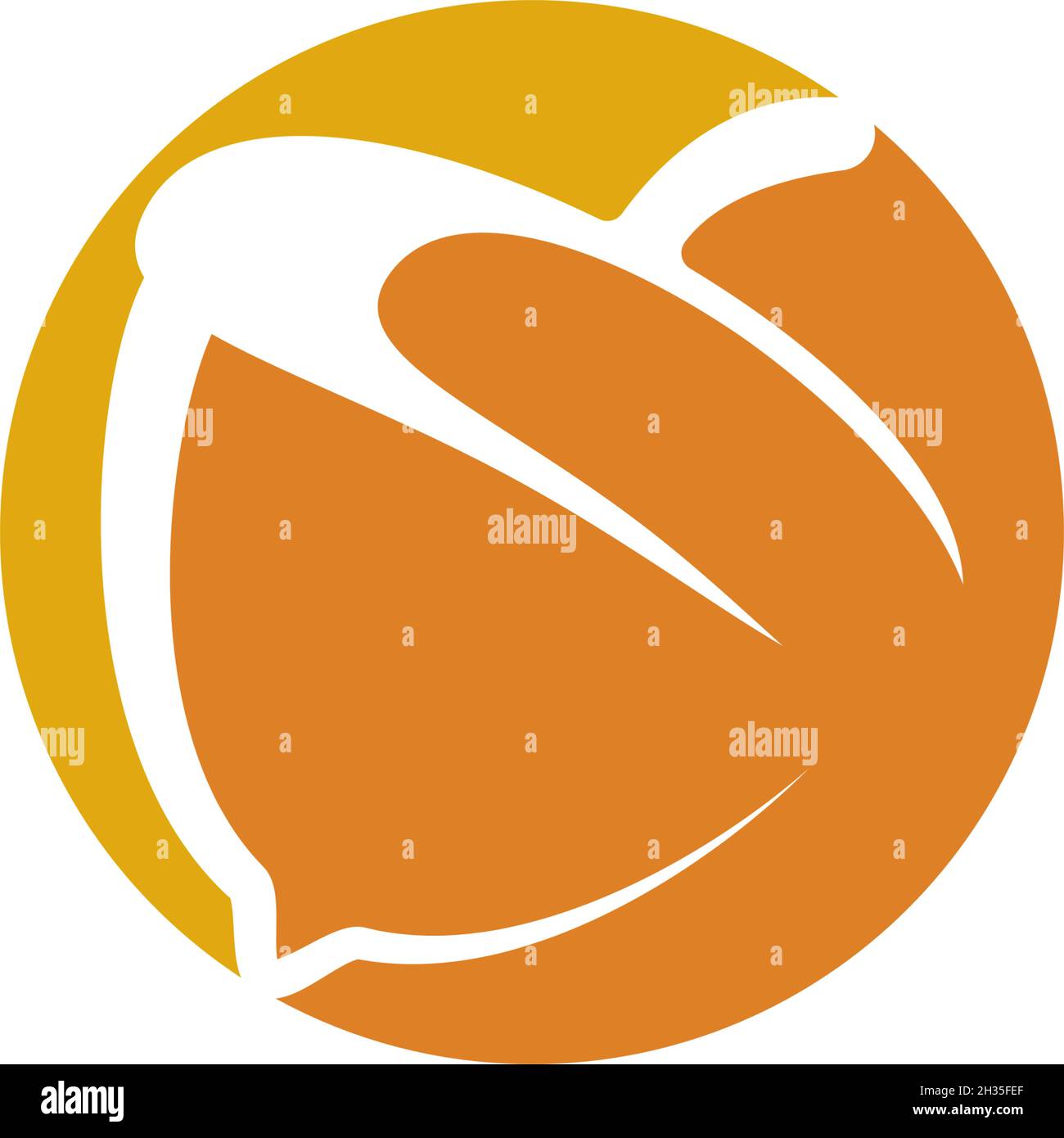 Acorn logo Abbildung: Vector Template Stock Vektor