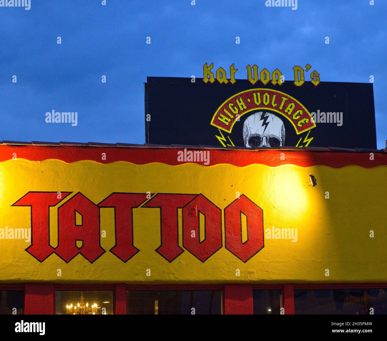 Plakate in der Metropole, Los Angeles CA Stockfoto