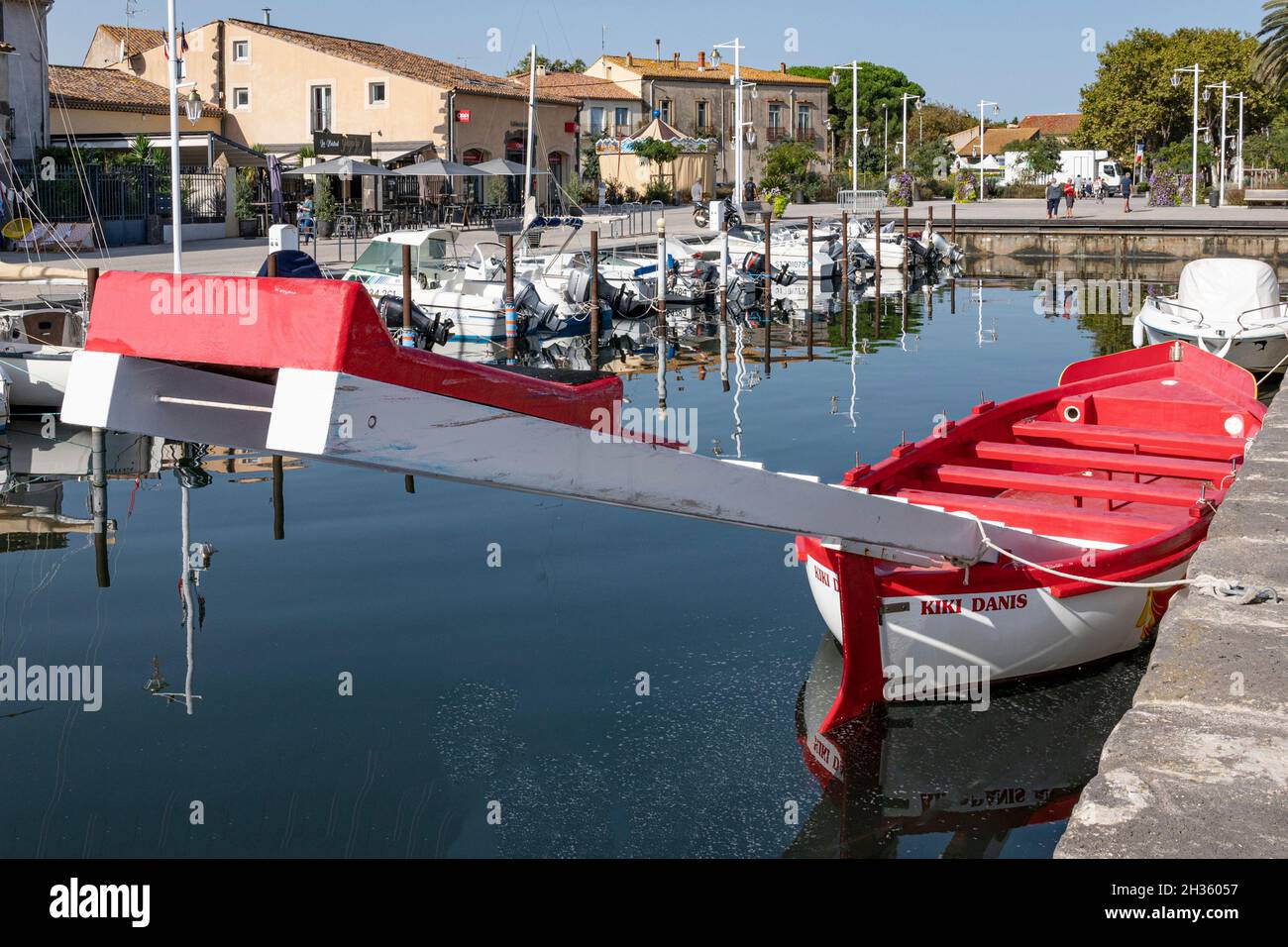 Der Hafen von Marseille an der Étang de Thau, Hérault, Frankreich Stockfoto