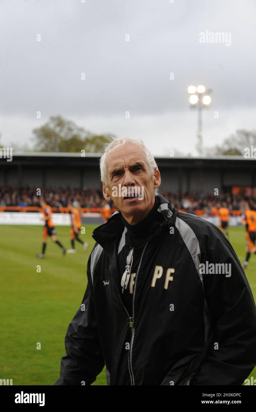 Barnett 1 Rochdale 0, 08/05/2010. Underhill Stadium, League 2. Das letzte Spiel der Saison in Underhill. Paul Fairclough. Manager. Stockfoto