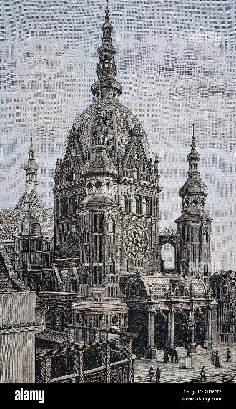 Die neue Synagoge in Danzig, Polen / die neue Synagoge in Danzig, Polen