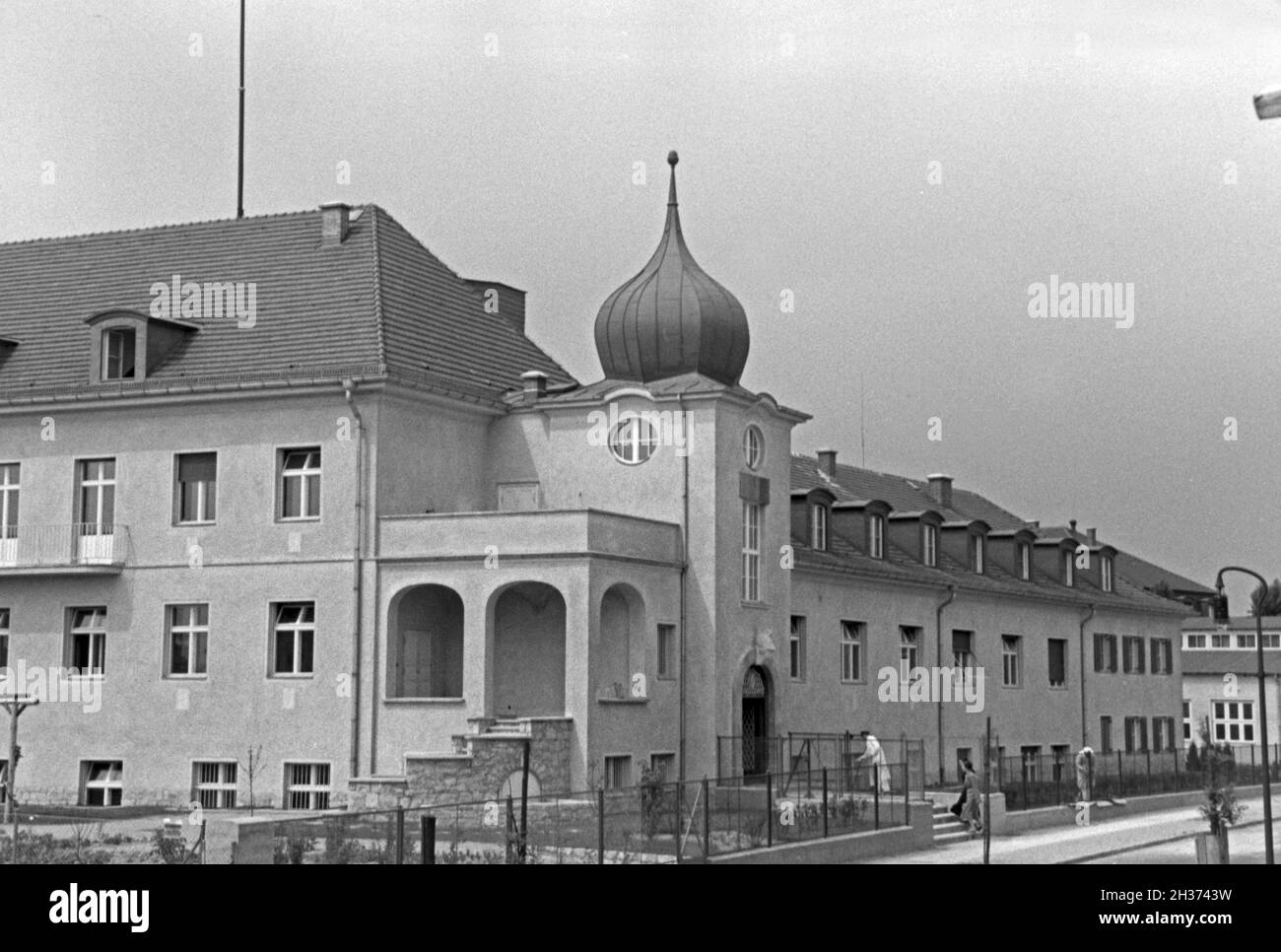 Seminarraum des Kaiser-Wilhelm-Instituts für Physik in Berlin Dahlem, Deutschland 1930er Jahre. Bau des Kaiser-Wilhelm-Instituts für Physik in Berlin Dahlem, Deutschland 1930. Stockfoto