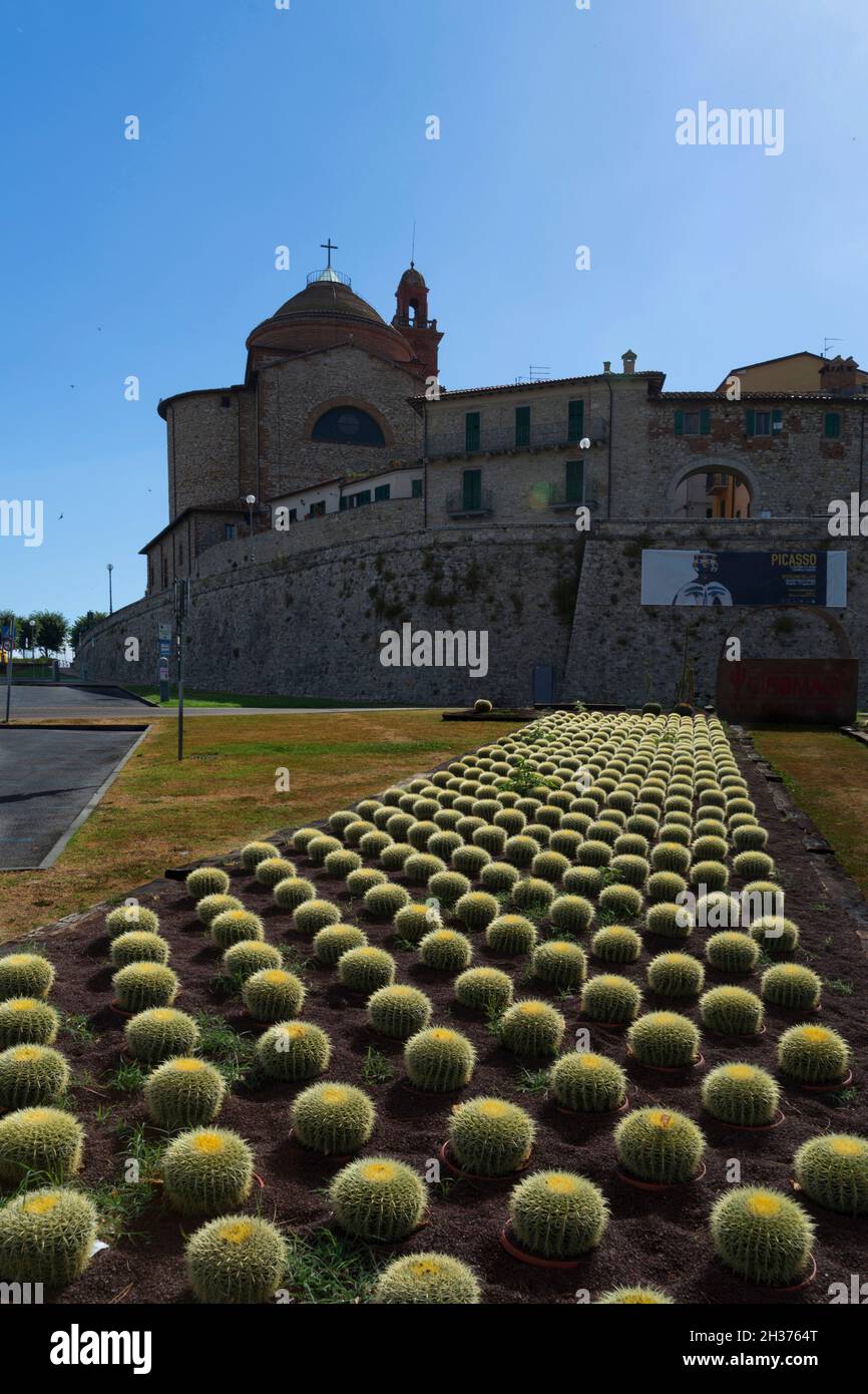 Altstadt, Piazza Dante Alighieri, Castiglione del Lago, Umbrien, Italien, Europa Stockfoto