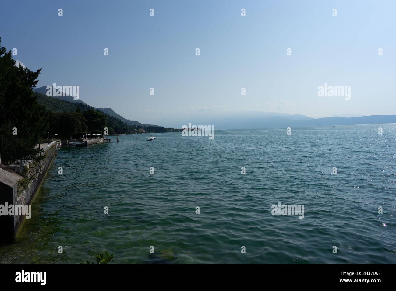 Schöne Aufnahme von Salo am Gardasee Stockfoto