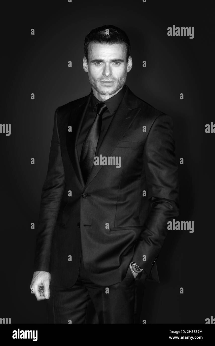 ROM, ITALIEN - 24. OKTOBER: Richard Madden nimmt am 2021 24. Oktober 2021 am roten Teppich der „Ewigen“ Teil. Stockfoto