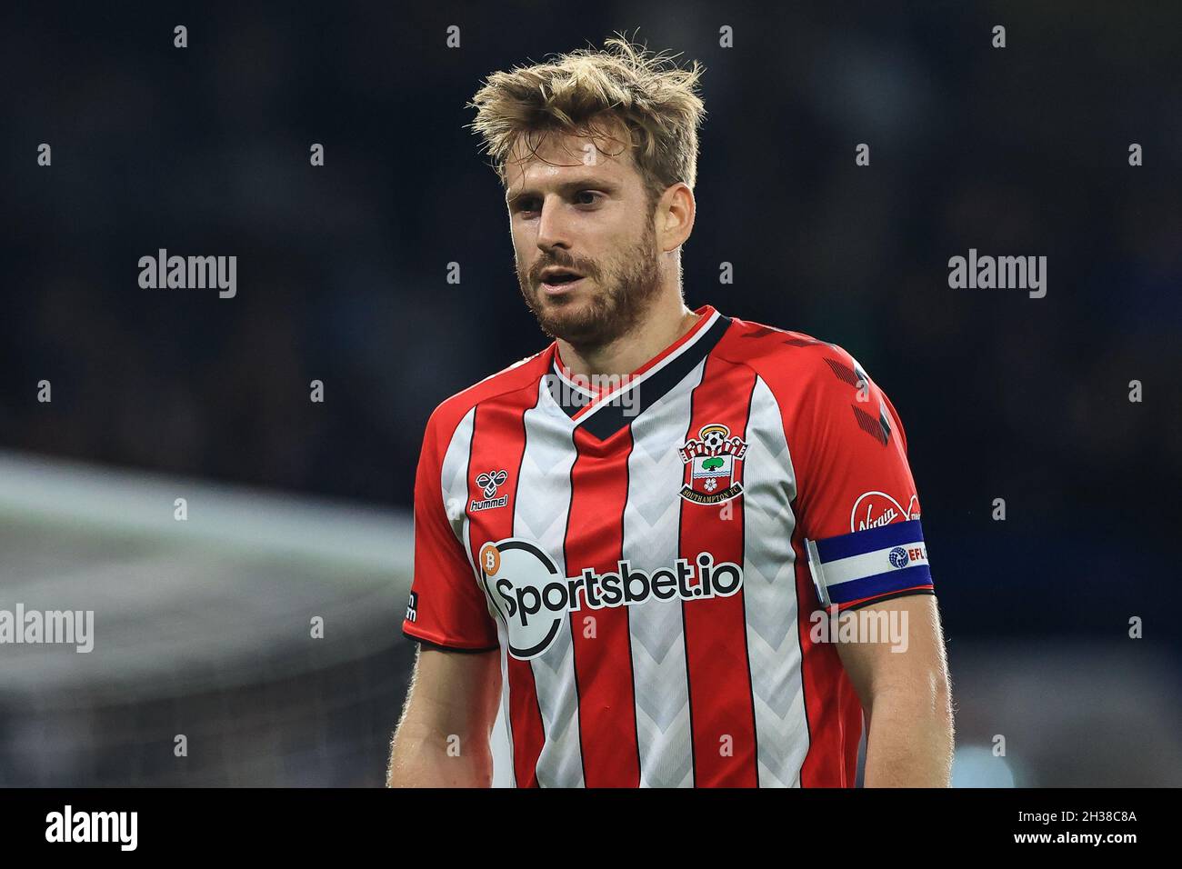 Stuart Armstrong #17 von Southampton während des Spiels in, am 10/26/2021. (Foto von Mark Cosgrove/News Images/Sipa USA) Quelle: SIPA USA/Alamy Live News Stockfoto