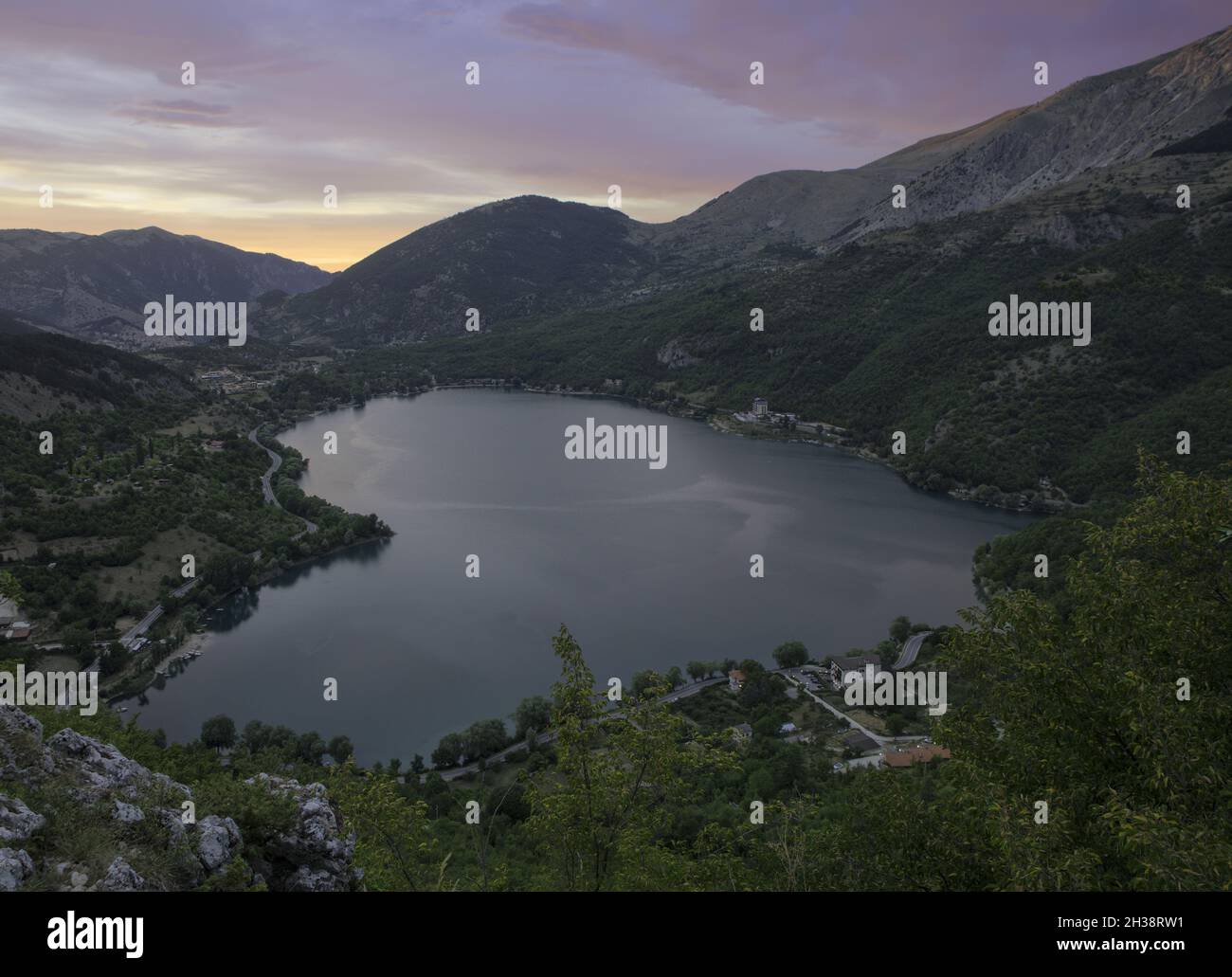 lago di scanno, abruzzen, italien Stockfoto