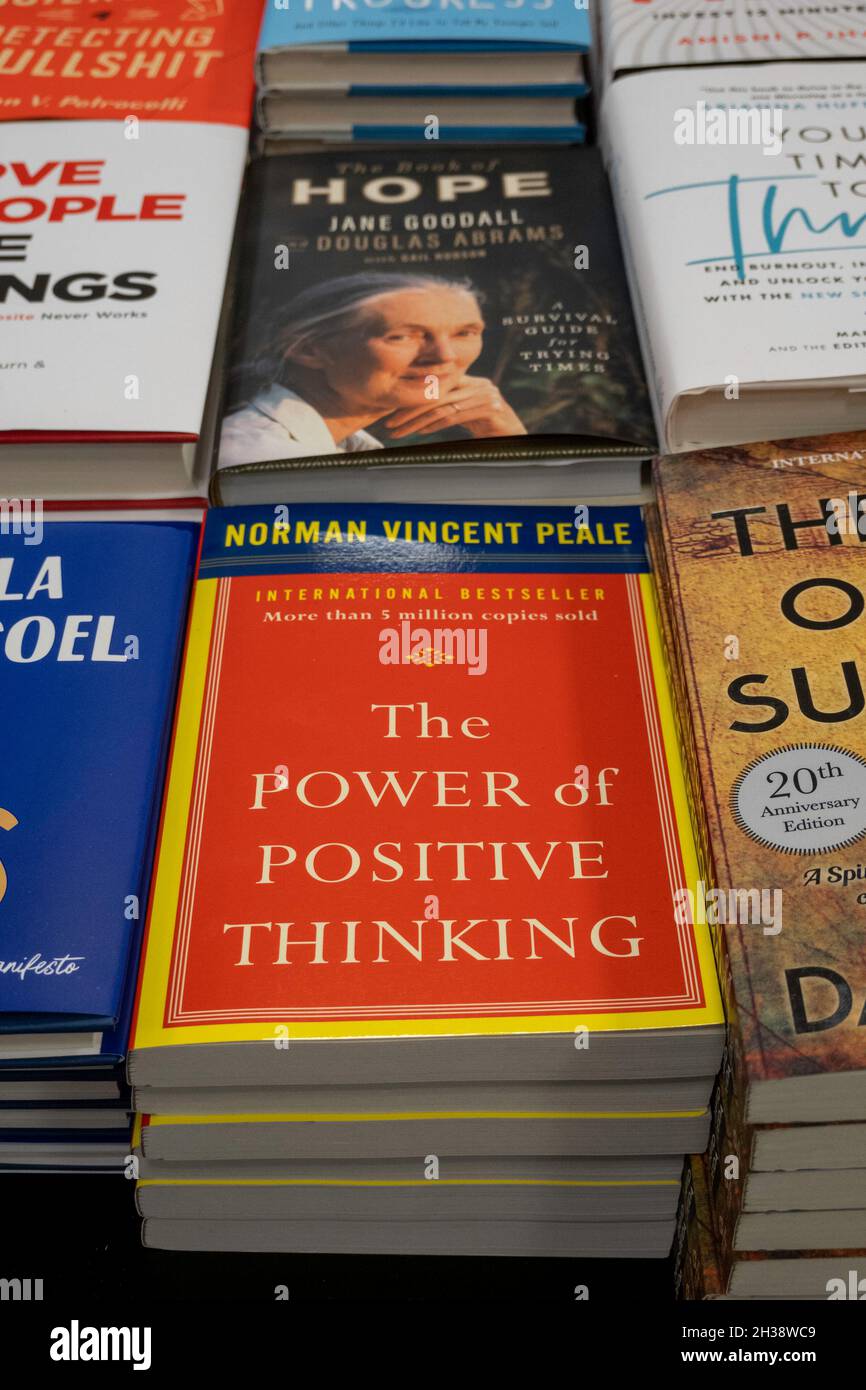 Barnes & Noble Booksellers auf der Fifth Avenue in New York City hat eine große Auswahl an Produkten, USA Stockfoto