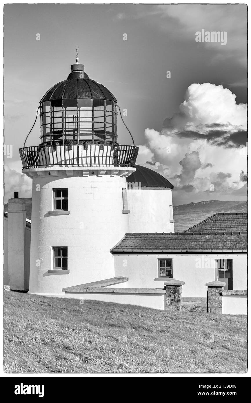 Clare Island Lighthouse, County Mayo, Irland Stockfoto