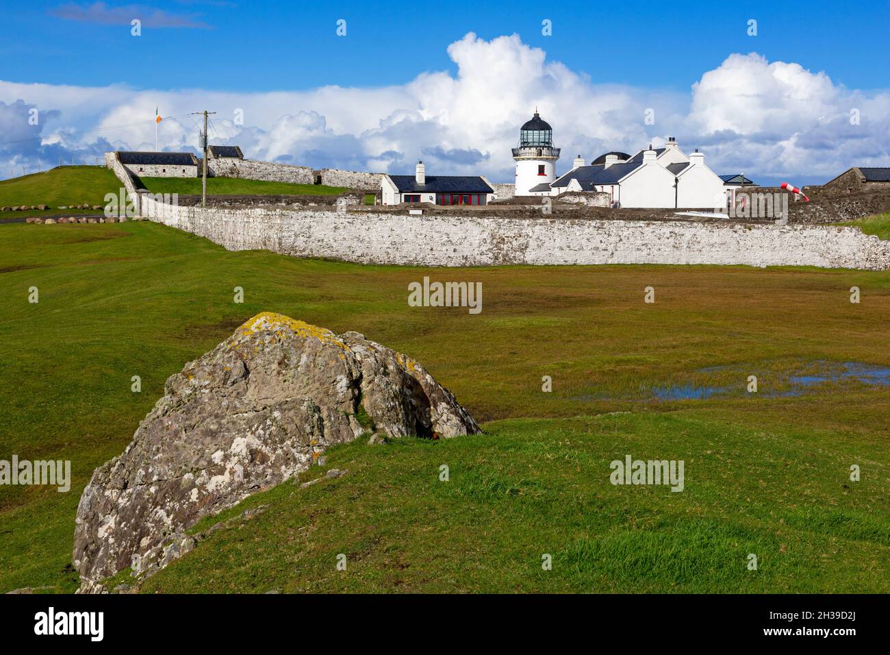 Clare Island Lighthouse, County Mayo, Irland Stockfoto