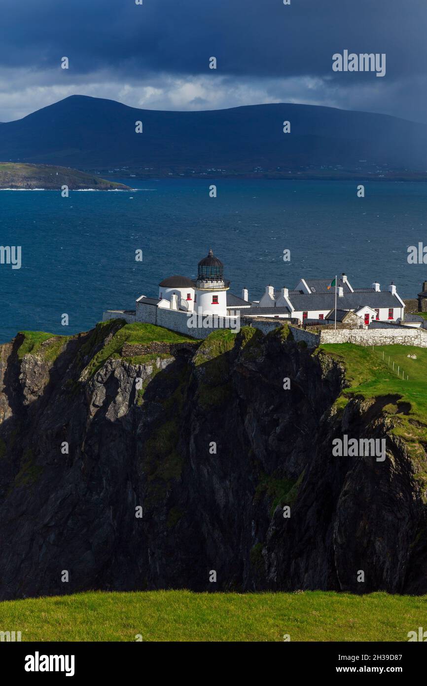 Clare Island Lighthouse, County Mayo, Irland Stockfoto