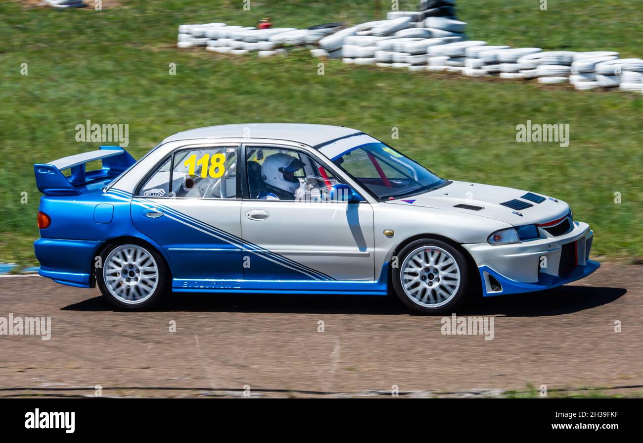 Limousine auf der Rennstrecke, Tamworth Australia. Stockfoto