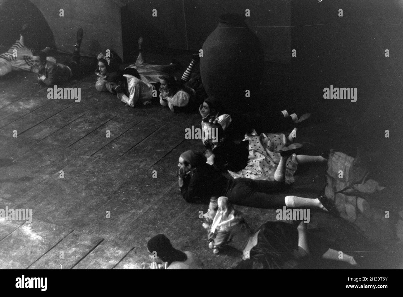 Aufführung Im Opernhaus in Rom; Italienischen 1940er Jahre. Leistung an der Oper in Rom; Italien der 1940er Jahre. Stockfoto