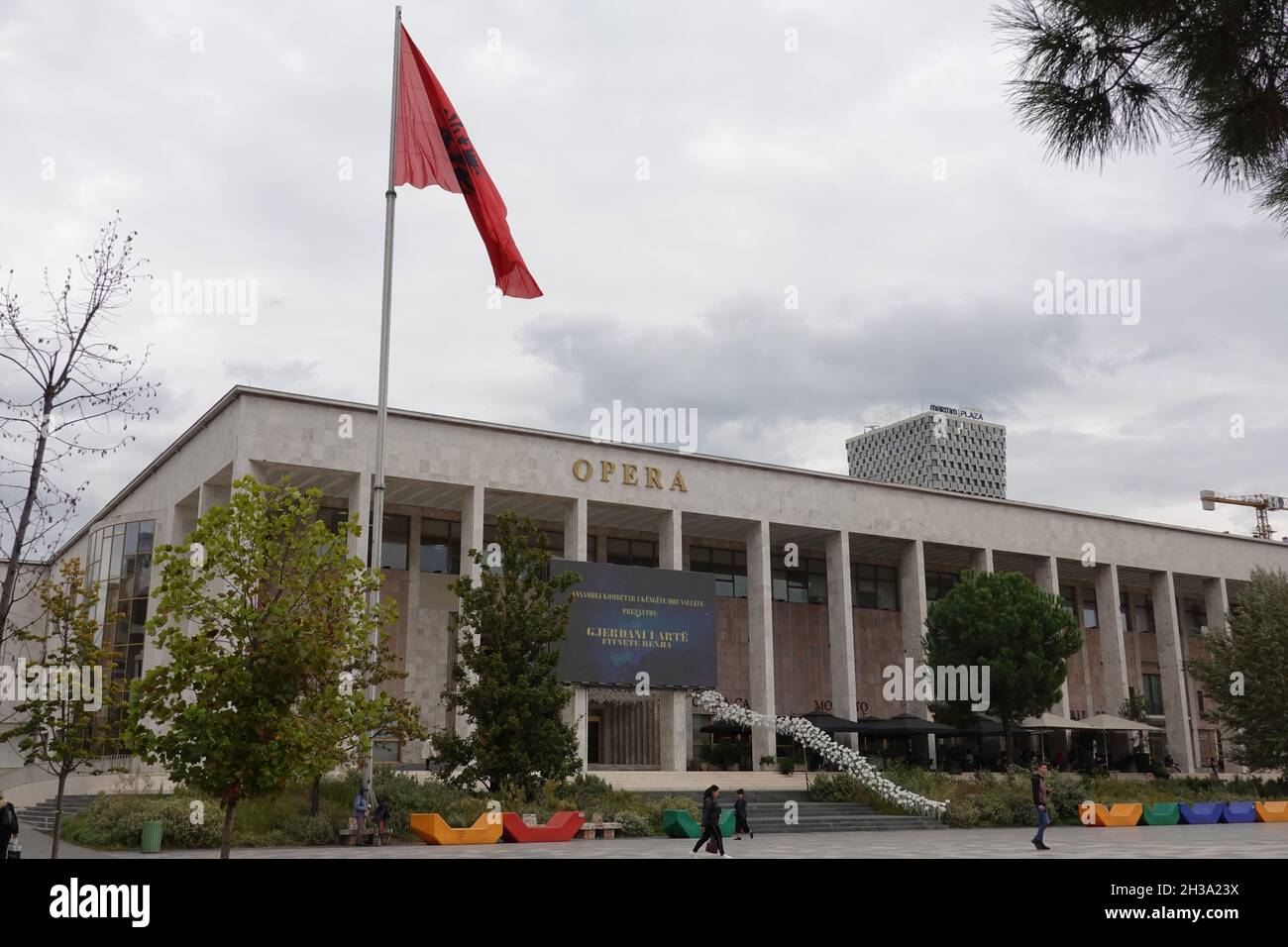 Nationaltheater für Oper und Ballett, Tirana, Albanien Stockfoto