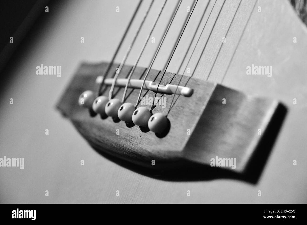 Chitarra acustica Stockfoto