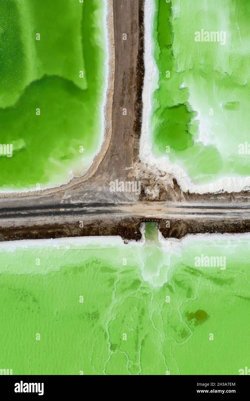 Chaerhan Salzsee Stockfoto