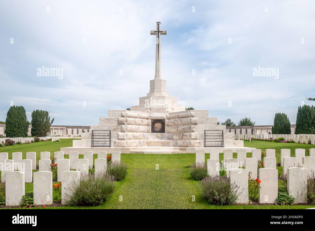 Tyne Cot Memorial Stockfoto