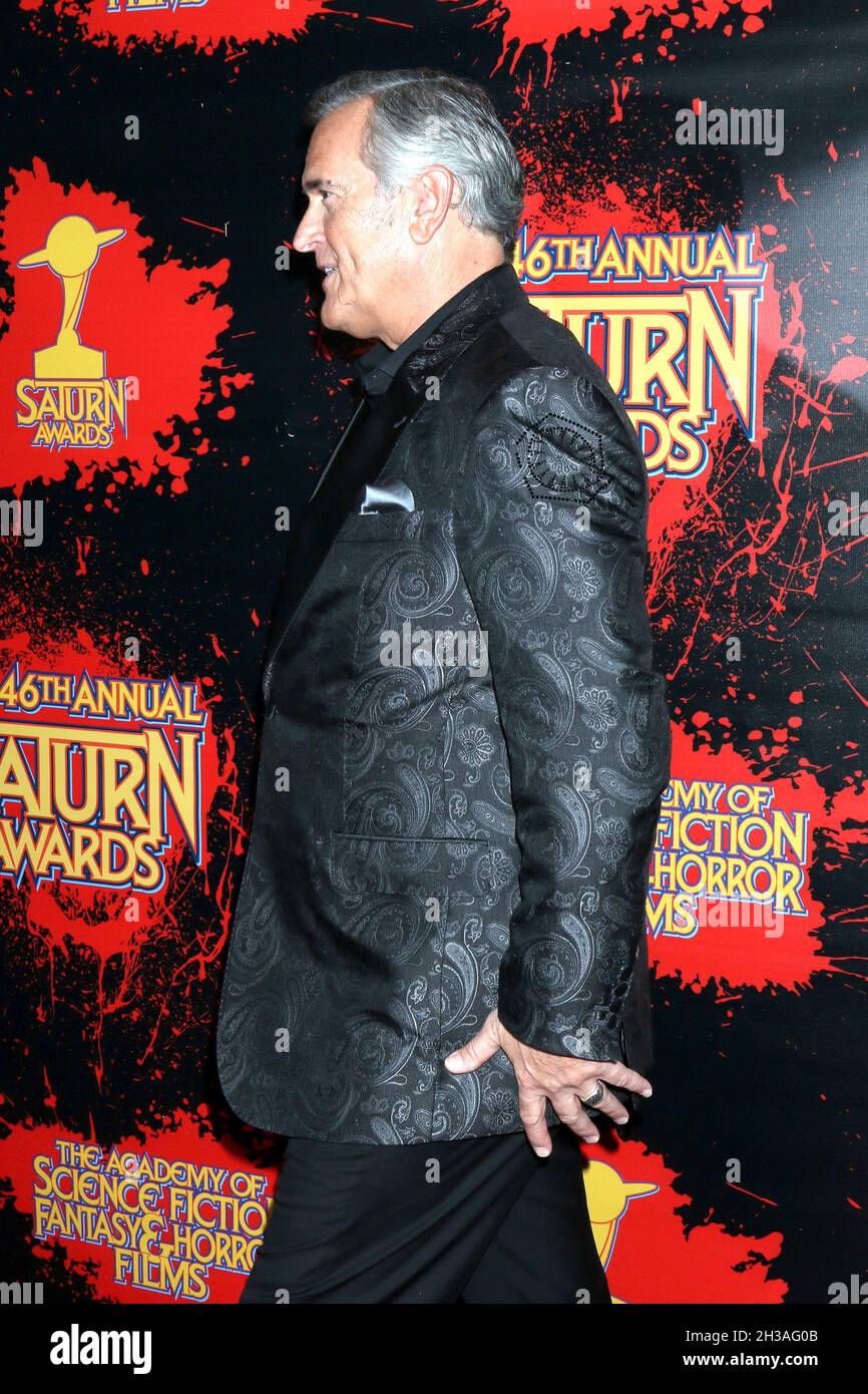 26. Oktober 2021, Burbank, CA, USA: LOS ANGELES - Okt 26: Bruce Campbell bei den 46. Annual Saturn Awards im Marriott Convention Center am 26. Oktober 2021 in Burbank, CA (Bildnachweis: © Kay Blake/ZUMA Press Wire) Stockfoto