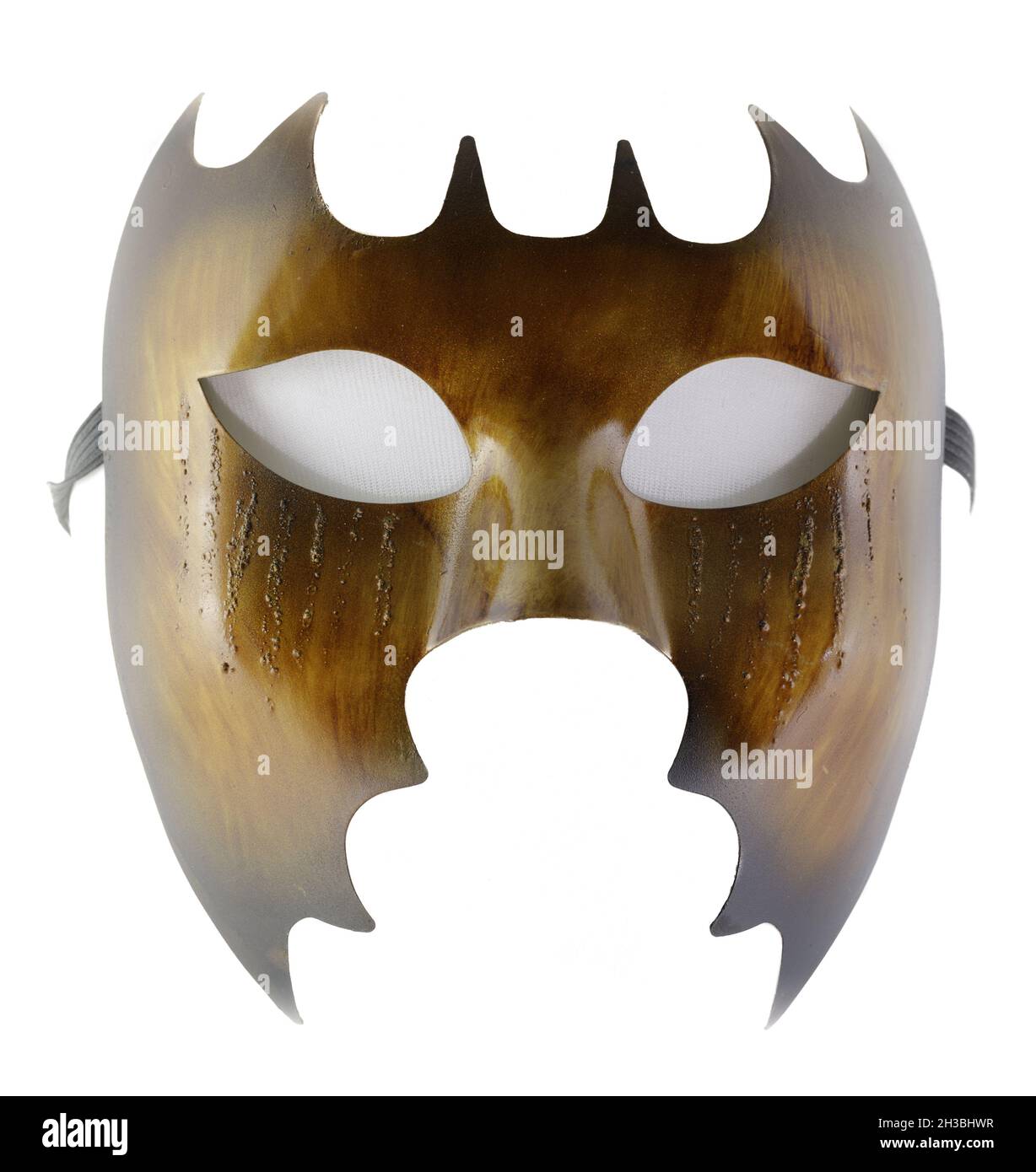 Waldmaske Isoliert Auf Weißem Hintergrund Stockfoto