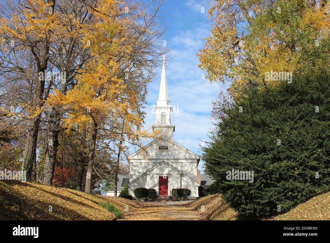 Zion Episcopal Church, Douglaston, Queens, New York Stockfoto