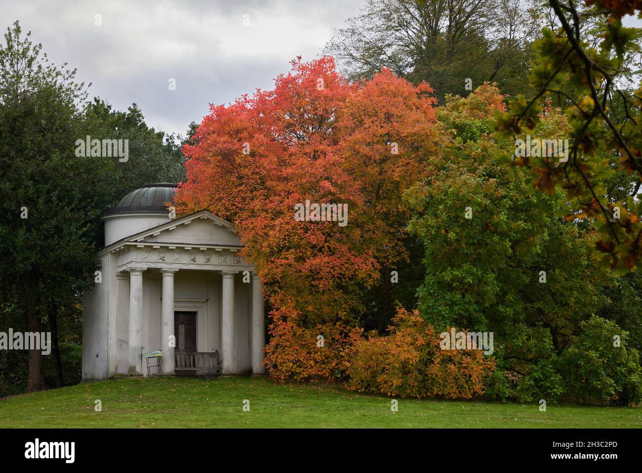 Tempel der Bellona Kew Gardens London. Stockfoto