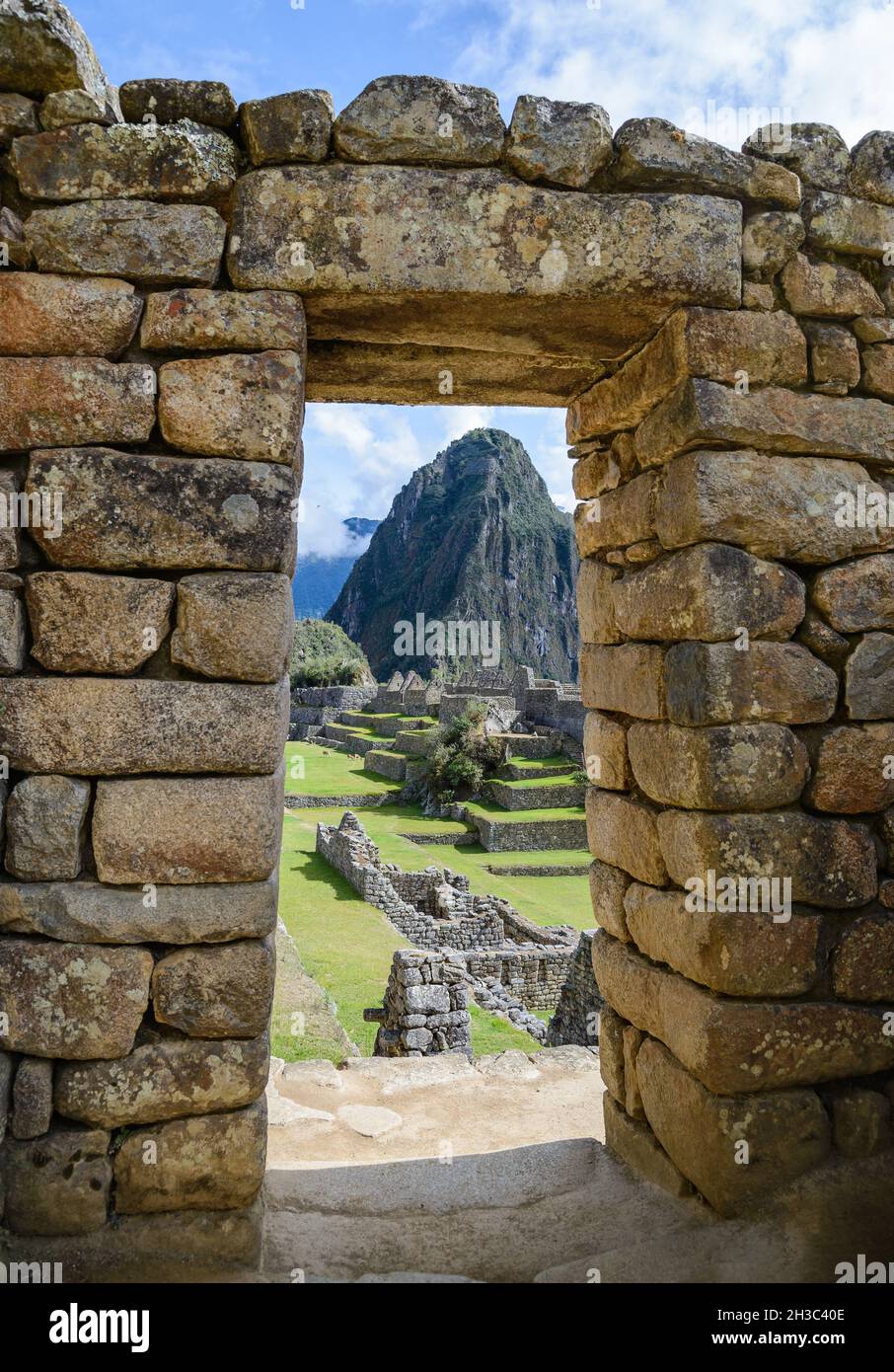 Machu Picchu, Cuzco, Peru. Stockfoto