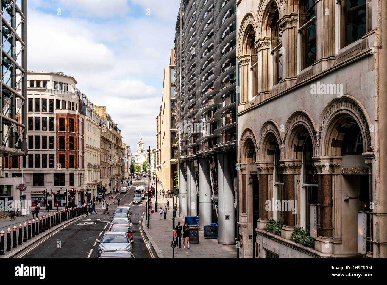 Cannon Street, The City of London, London, Großbritannien. Stockfoto