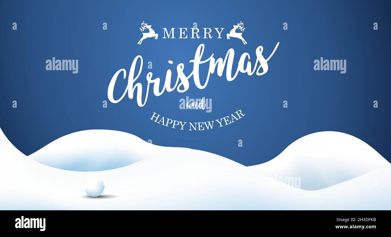 Schöne weihnachten, verschneite Waldlandschaft mit Schnee, fallendem Schnee, Schneeflocken für den Winter und Neujahr Urlaub. Stock Vektor