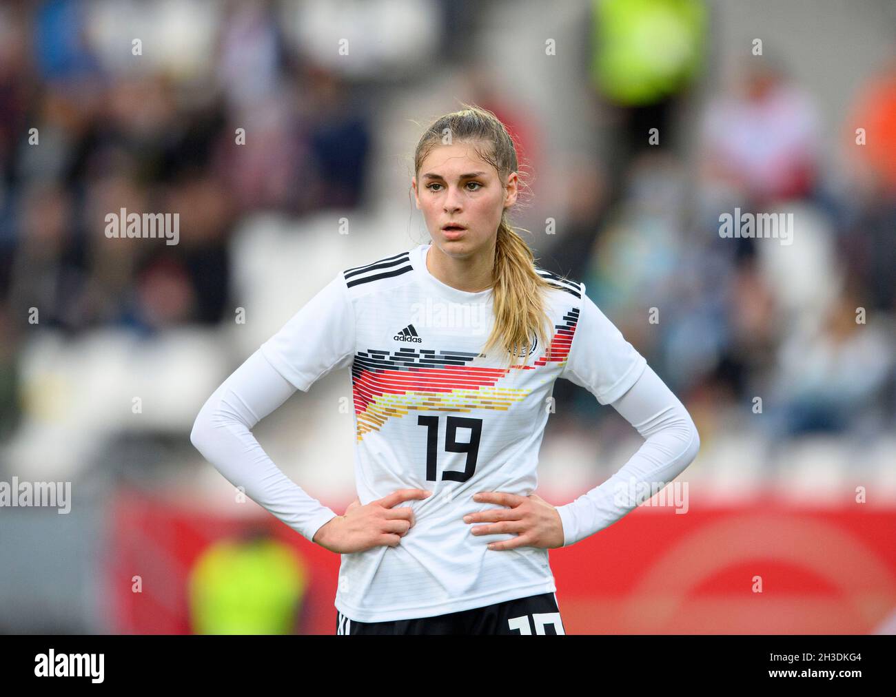 Jule BRAND (GER) Fußball Laenderspiel Frauen, WM-Qualifikation, Deutschland (GER) - Israel (ISR), am 26. Oktober 2021 in Essen/Deutschland. Â Stockfoto