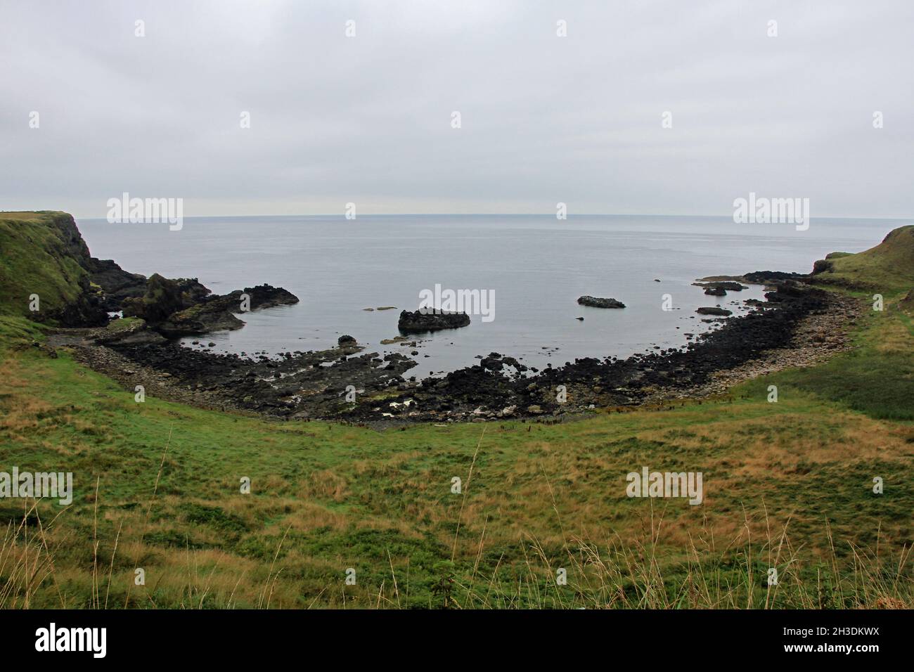 Blick auf Giant's Causeway, Nordirland Stockfoto