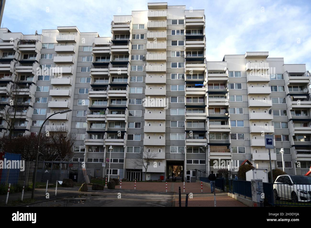 Hannibal multifunktionales Hochhaus im Stadtteil Nordstadt, Deutschland, Nordrhein-Westfalen, Ruhrgebiet, Dortmund Stockfoto