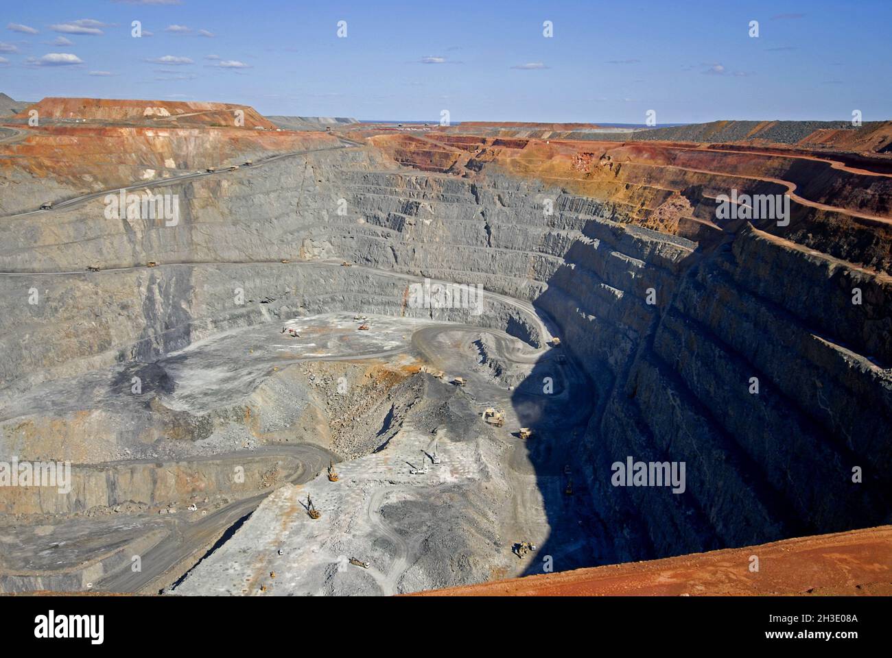Fimiston Open Pit, Australien, Western Australia, Kalgoorlie Stockfoto