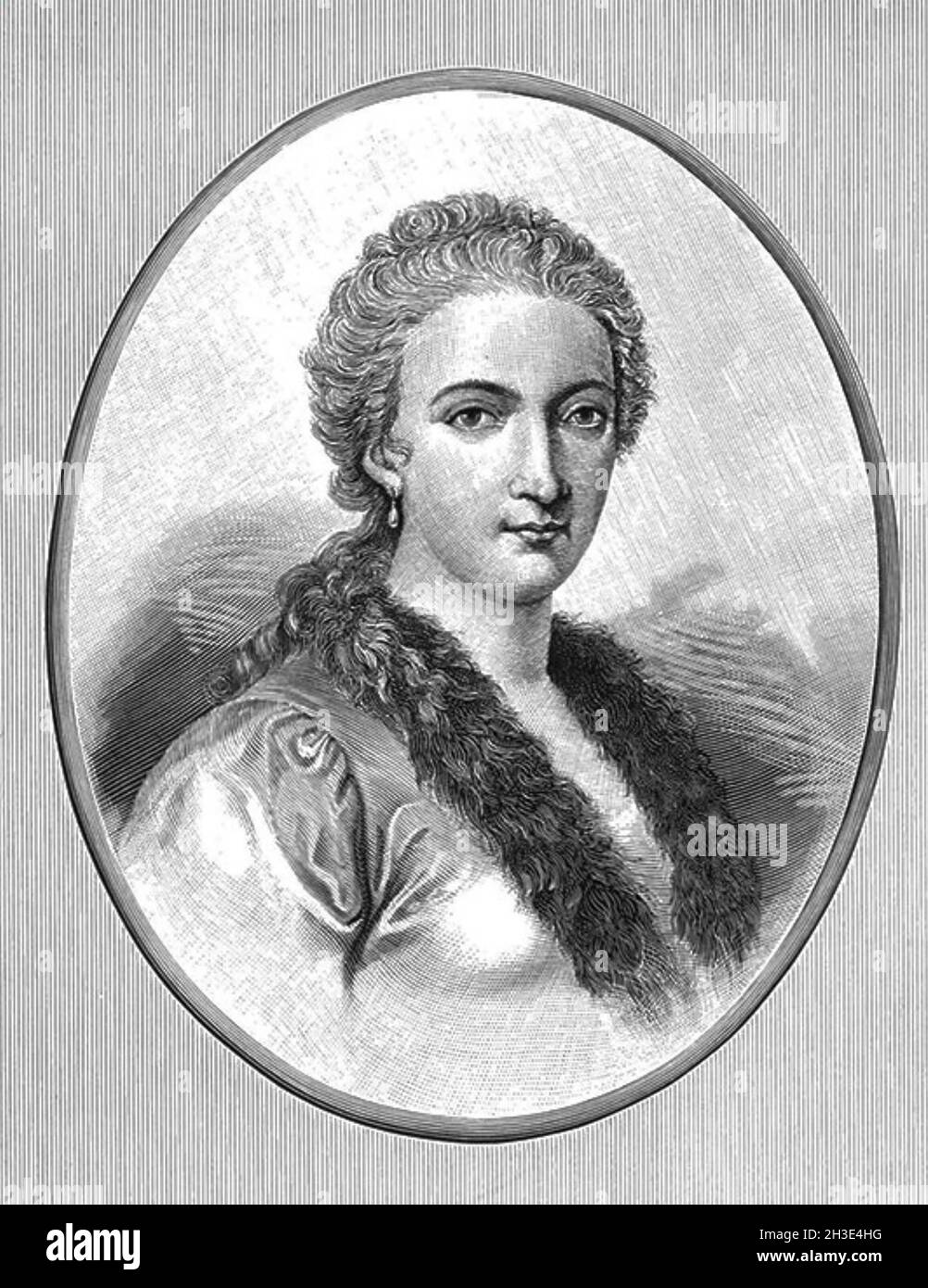 MARIA GAETANA AGNESI (1718-1799) Italienische Mathematikerin, Philosophin und Humanitäre Stockfoto