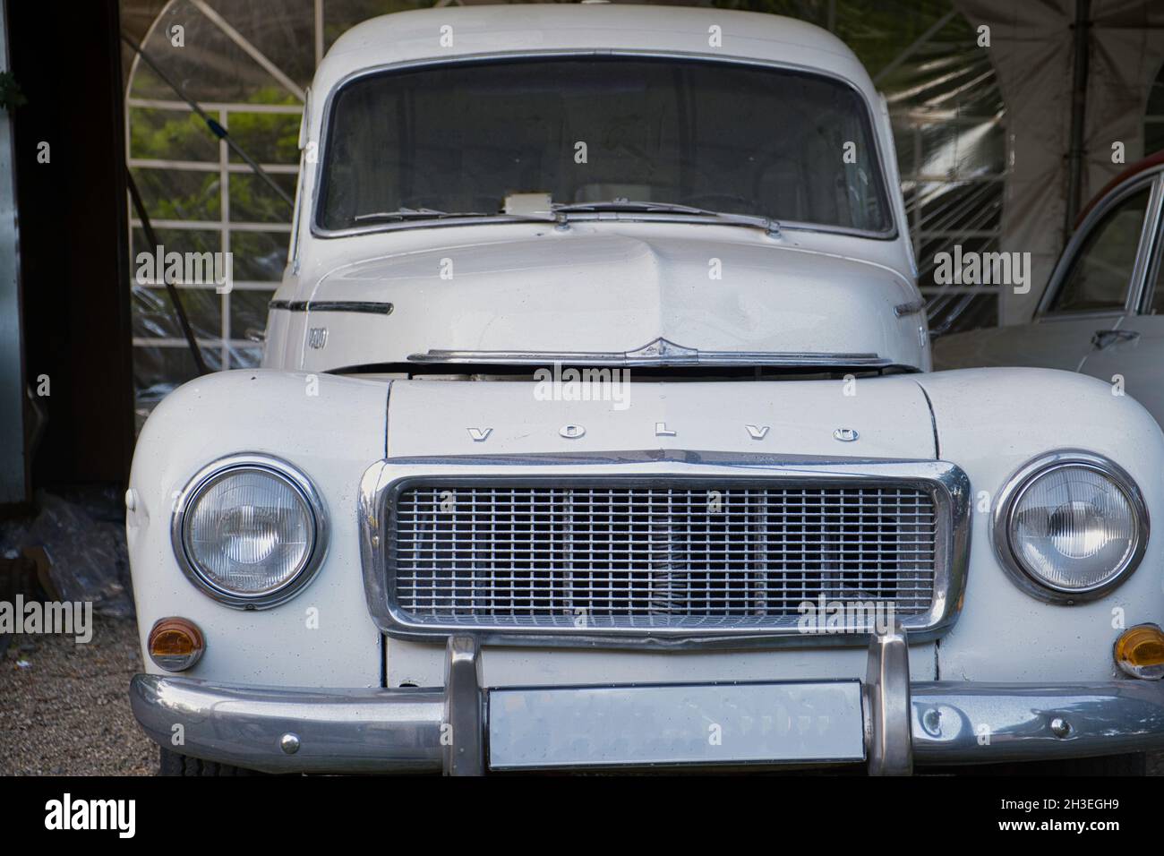 51143 KÖLN, DEUTSCHLAND - 25. Jul 2021: Vorderansicht einer Oldtime der Marke NSU TT in Farbe in Köln, Deutschland Stockfoto