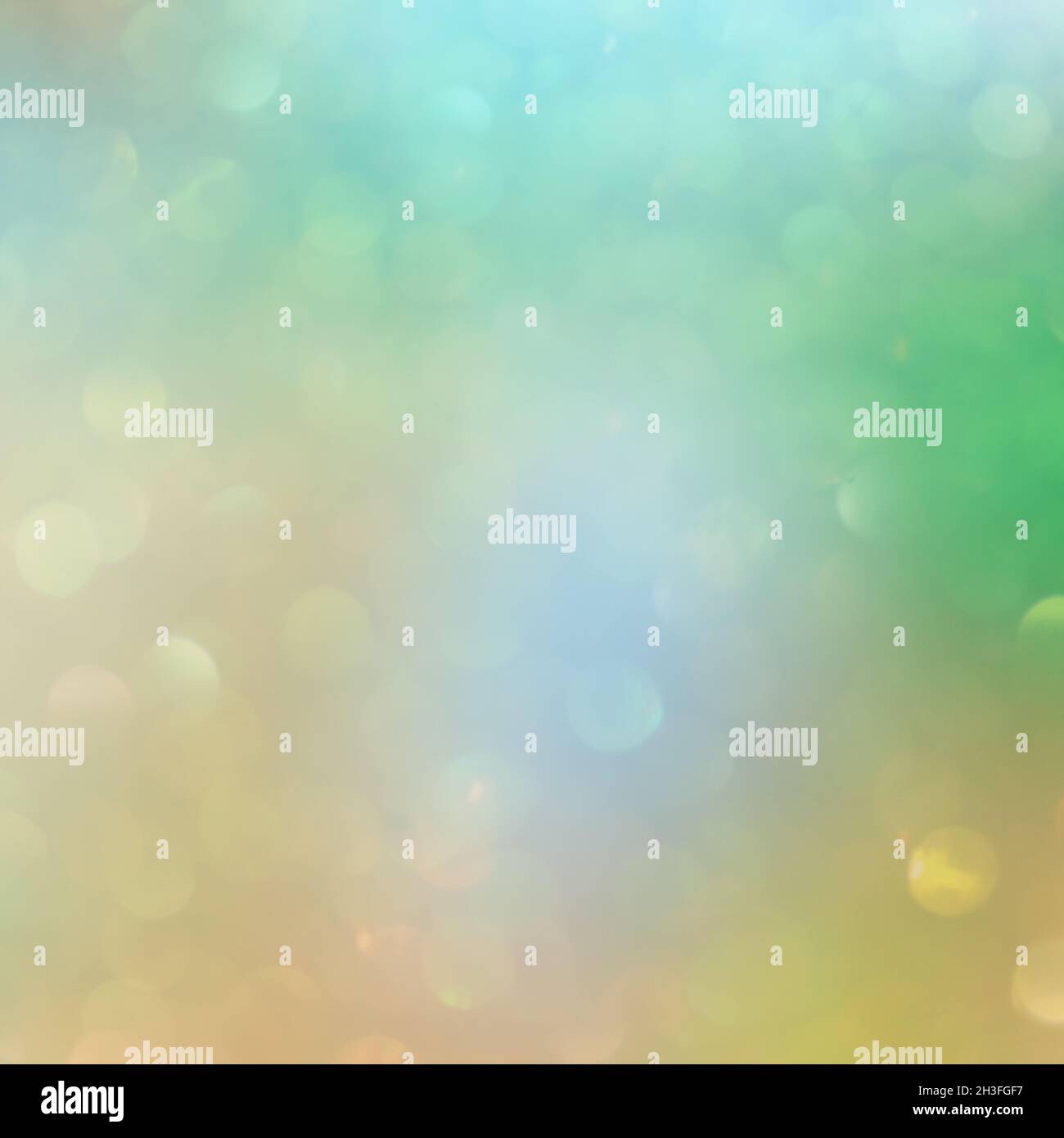 Aquarellhintergrund. Abstrakter, verträumter Himmel und Landschaft mit pastellfarbenem Farbverlauf Stockfoto